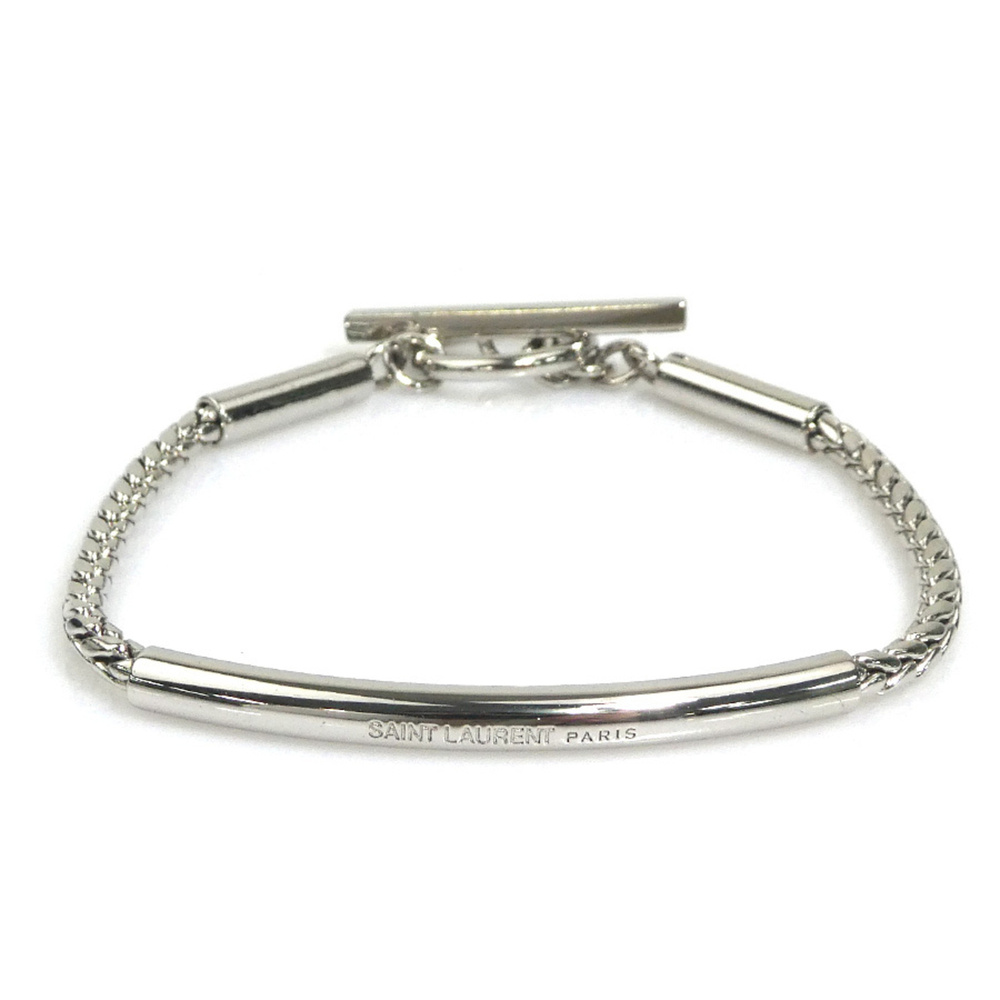 Saint Laurent SAINT LAURENT Bracelet, Metal, Silver, Men's/Women's, h32566a